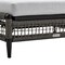 Armen Living Felicia Outdoor Patio Adjustable Chaise Lounge Chair in Aluminum with Gray Rope and Cushions 840254333161 - alternate 6
